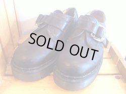 画像1: 【25563-483】Dr.Martens　ストラップ付きプラットフォームローカット　（ブラウン）　USED