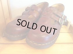 画像1: 【25885-548】Dr.Martens　ストラップ付きローカット　（ブラウン）　USED