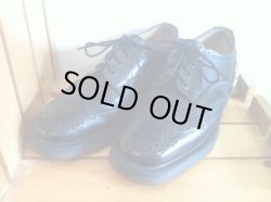 画像1: 【27080-739】Dr.Martens　ウィングチップローカット　（ブラック）　USED