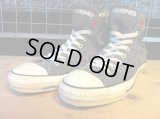 【27877-876】CONVERSE × (PRODUCT) RED　ALL STAR RAMONES HI　（グレー）　USED