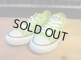 【28296-989】converse　ALL STAR WASH-COLORS BB OX　（ライトグリーン）　USED