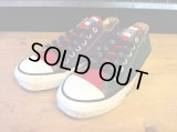 【28878-1096】converse　ALL STAR OX　（グリーン/レッド/パープル）　USED 