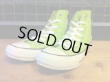 【29091-1160】converse　ALL STAR COLORS HI　（ライムグリーン）　USED