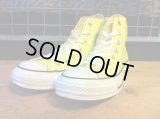 【29211-1196】converse　ALL STAR HI　（イエロー）　USED