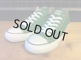 【29843-1426】converse　ALL STAR COLORS OX　（グリーン）　USED