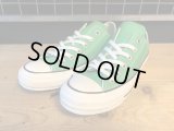 【32389--2126】converse　ALL STAR 100 COLORS OX　（グリーン）　USED