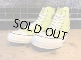 【33006-2253】converse　ALL STAR US NEONCOLORS HI　（ライム）　USED