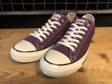 【34081-2396】converse ALL STAR US COLORS OX （ヴィオラパープル）　新品