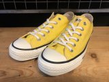 【33958-2392】converse　ALL STAR J OX　（イエロー）　USED
