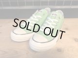 【34242-2410】converse ALL STAR US COLORS OX （フルオレセントグリーン）　USED
