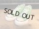 【34242-2410】converse ALL STAR US COLORS OX （フルオレセントグリーン）　USED