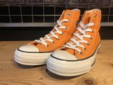 【34358-2449】converse　ALL STAR LOCALIZE HI　（オレンジ）　USED