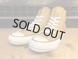 【34507-2481】converse　ALL STAR 100 COLORS HI　（ゴールド）　USED