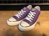 【34532-2486】converse ALL STAR US COLORS OX （グレープ）　USED
