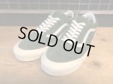 【34652-2502】VANS　OLD SKOOL SUEDE 36 DX　（グリーン/ホワイト）　USED