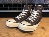 【34689-2514】converse ALL STAR US COLORS HI （エボニーブラック）　USED