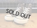 【34689-2514】converse ALL STAR US COLORS HI （エボニーブラック）　USED