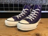 【34841-2519】converse　ALL STAR J HI　（パープル）　USED