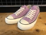 【34636-2517】converse　ADDICT CHUCK TAYLOR SUEDE OX　（ライラック）　USED