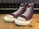 【34788-2520】converse ALL STAR US COLORS HI （ヴィオラパープル）　USED