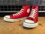 【34787-2516】converse　ATHLETIC-C HI　（レッド）　USED