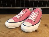 【34959-2542】converse　ADDICT CHUCK TAYLOR CANVAS OX　（ピンク）　USED