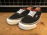 【35180-2548】VANS×MONGOOSE　AUTHENTIC 44 DX　（ブラック）　USED