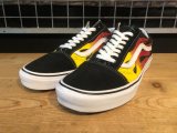 【35150-2546】VANS　OLD SKOOL FLAME　（ブラック）　USED