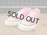 【34948-2562】converse ALL STAR US COLORS OX （ローズ）　USED