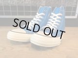 【35141-2561】converse ALL STAR US NEONCOLORS HI （スカイブルー）　USED