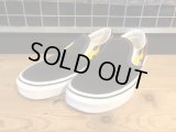 【35371-2599】VANS　SLIP-ON FLAME　（ブラック）　USED
