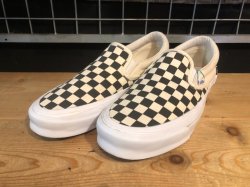画像1: 【35370-2598】VANS　CLASSIC SLIP－ON 98 DX　（ホワイト/ブラック）　USED