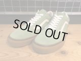 【35441-2593】VANS　OLD SKOOL　（グリーン/ホワイト/ガム）　USED