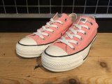 【35258-2631】converse　ALL STAR （R）OX　（フラミンゴピンク）　USED