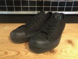 【35686-2642】converse　ALL STAR J OX　（ブラックモノクローム）　USED