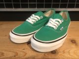 【35775-2658】VANS　AUTHENTIC 44 DX　（グリーン）　USED