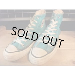 画像: 【21460-2】converse ALL STAR HI （ターコイズブルー）　USED