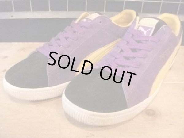 画像1: 【23773-24】PUMA　CLYDE　（パープル/イエロー/ブラック）　USED (1)