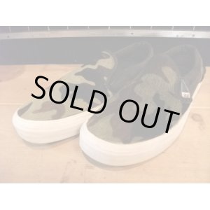 画像: 【24109-13】VANS　SLIP-ON　（グリーン）　USED