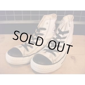 画像: 【23911-57】converse ALL STAR POC HI （ホワイト/ブラック）　USED