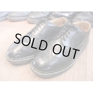 画像: 【23450-92】Dr.Martens　ウィングチップローカット　（ブラック）　USED