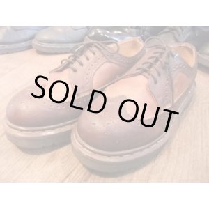 画像: 【24370-120】Dr.Martens　ウィングチップローカット　（キャメル/ブラウン）　USED