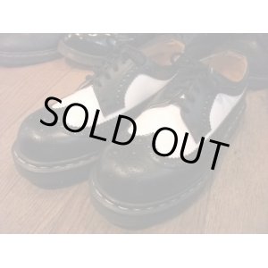 画像: 【24378-113】Dr.Martens　ウィングチップローカット　（ホワイト/ブラック）　USED