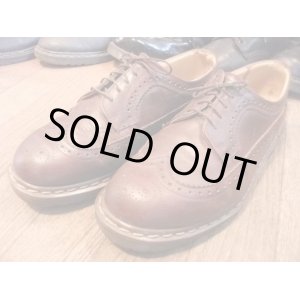 画像: 【22153-114】Dr.Martens　ウィングチップローカット　（ブラウン）　USED