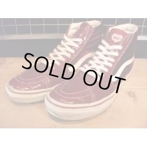 画像: 【24200-128】VANS　SK8-HI　Valentine　（ワインレッド）　USED