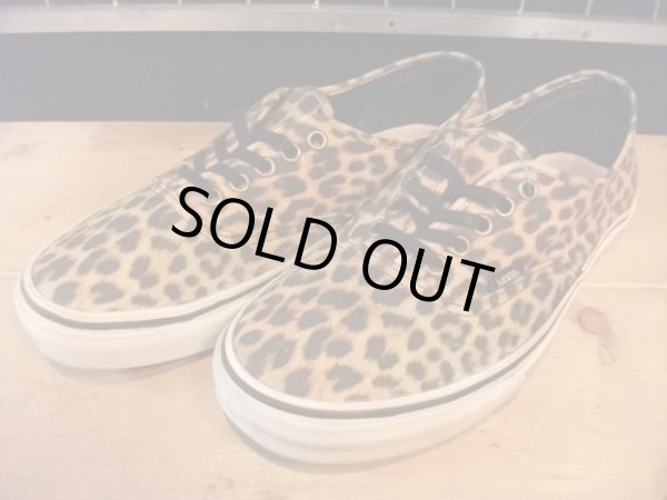 画像1: 【24444-127】VANS　AUTHENTIC　LEOPARD　（ブラウン/ブラック）　USED (1)