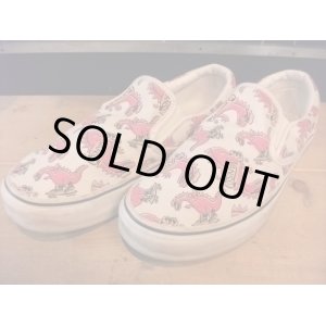 画像: 【24410-130】VANS　SLIP-ON　（ホワイト/ピンク）　USED