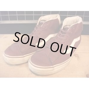 画像: 【23382-124】VANS　MID SKOOL ’77 LX VINTAGE　（エンジ/ホワイト）　USED