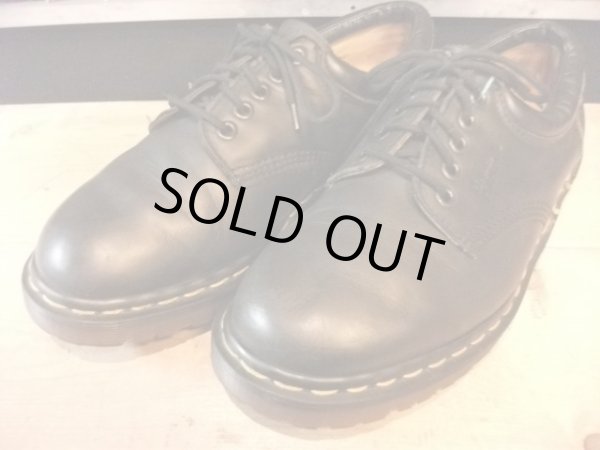 画像1: 【24491-187】Dr.Martens　5ホールローカット　（ブラック）　USED (1)