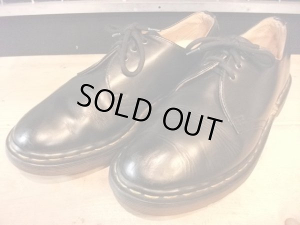 画像1: 【24500-186】Dr.Martens　3ホールローカット　（ブラック）　USED (1)